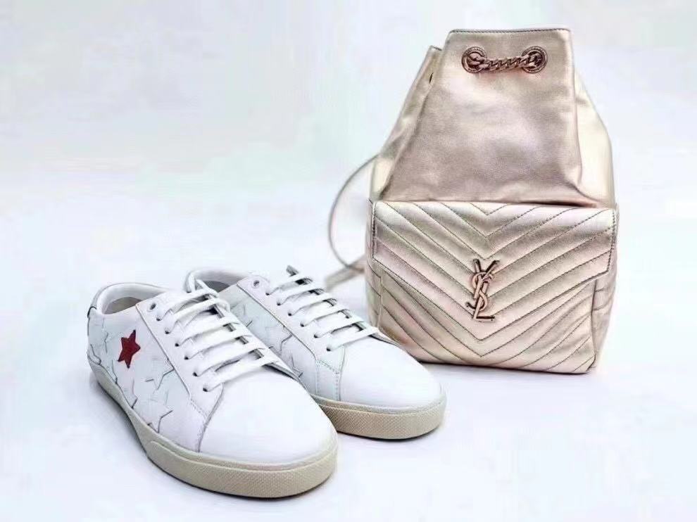 Yves Saint Laurent JOE BACKPACK IN LAMBSKIN 772609 PALE PINK Yves Saint Laurent JOE BACKPACK IN LAMBSKIN 772609 PALE PINK