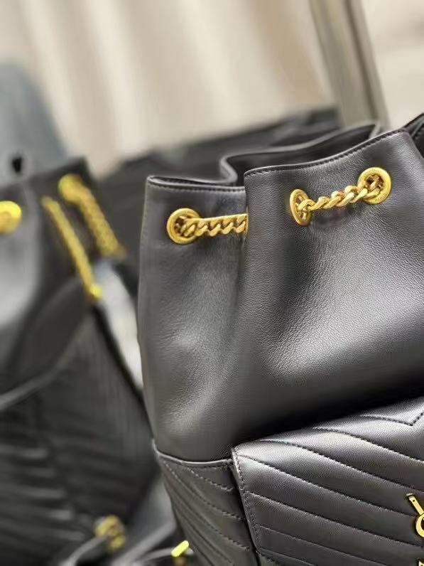 Yves Saint Laurent JOE BACKPACK IN LAMBSKIN 772609 black Yves Saint Laurent JOE BACKPACK IN LAMBSKIN 772609 black