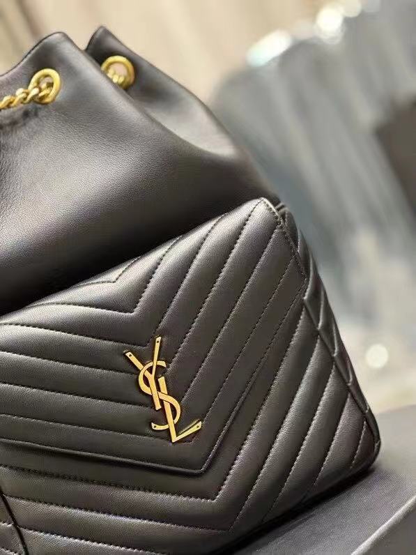 Yves Saint Laurent JOE BACKPACK IN LAMBSKIN 772609 black Yves Saint Laurent JOE BACKPACK IN LAMBSKIN 772609 black