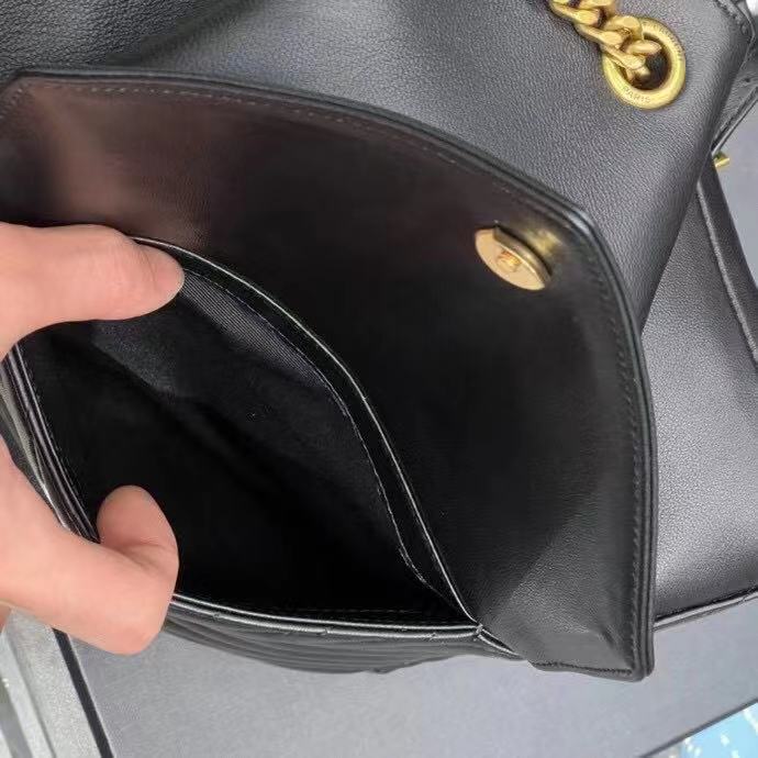 Yves Saint Laurent JOE BACKPACK IN LAMBSKIN 772609 black Yves Saint Laurent JOE BACKPACK IN LAMBSKIN 772609 black