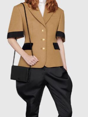 Gucci GG Marmont chain wallet 497985 black Gucci GG Marmont chain wallet 497985 black