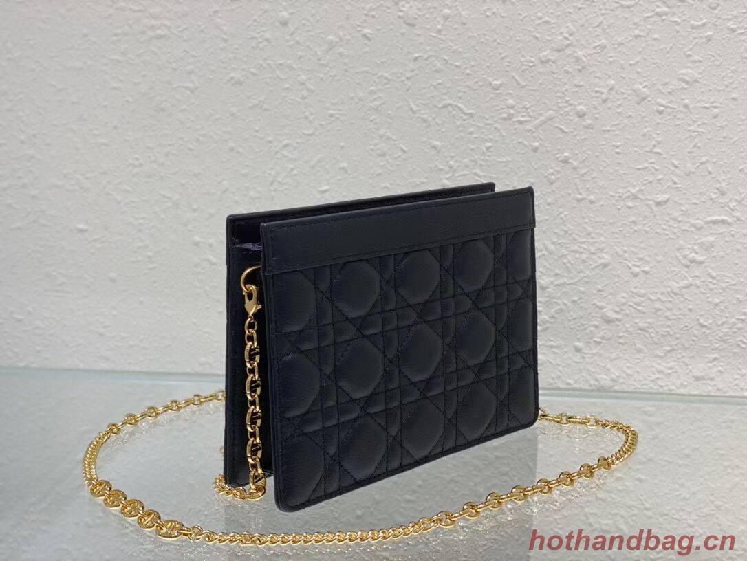 DIOR MINI BOBBY BAG Gradient Cannage Lambskin C4106 black