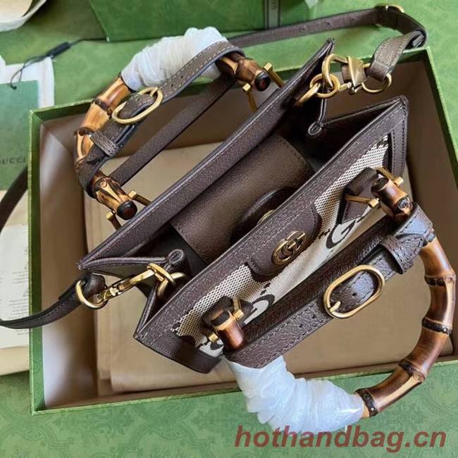 Gucci Diana mini tote bag 655661 brown