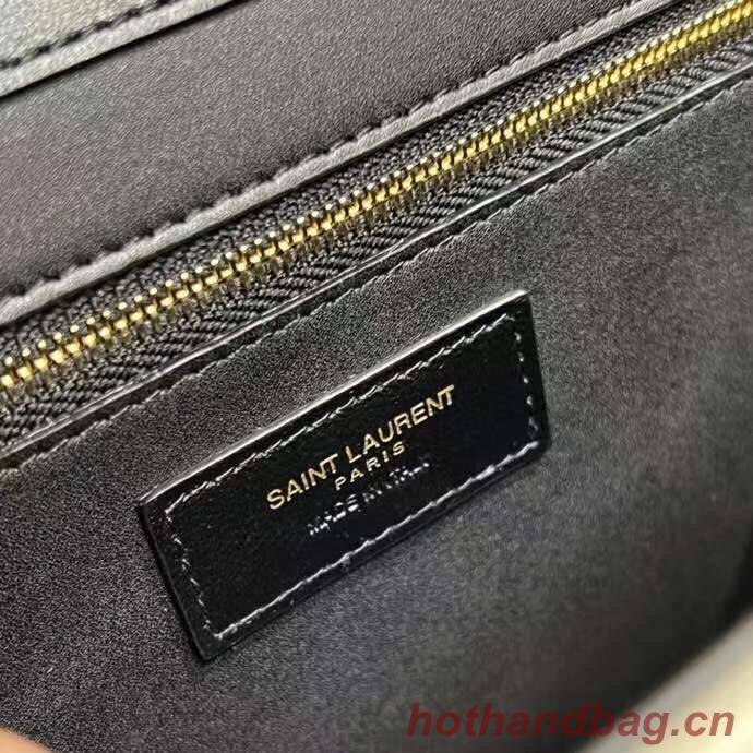 YSL GABY CHAIN BAG IN VINTAGE LAMBSKIN 668864 black&white YSL GABY CHAIN BAG IN VINTAGE LAMBSKIN 668864 black&white