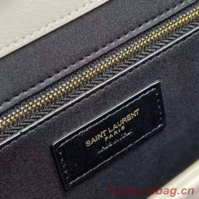 YSL GABY CHAIN BAG IN VINTAGE LAMBSKIN 668864 white YSL GABY CHAIN BAG IN VINTAGE LAMBSKIN 668864 white