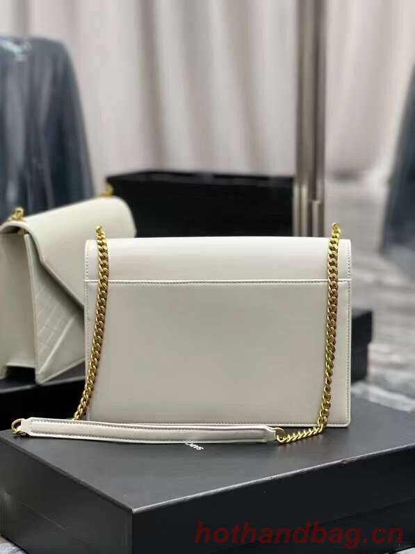 YSL GABY CHAIN BAG IN VINTAGE LAMBSKIN 668864 white YSL GABY CHAIN BAG IN VINTAGE LAMBSKIN 668864 white
