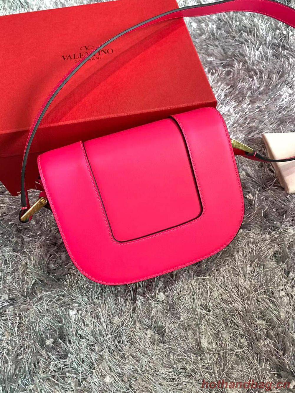 VALENTINO Supervee Original Leather Shoulder Bag NL076 Pink VALENTINO Supervee Original Leather Shoulder Bag NL076 Pink