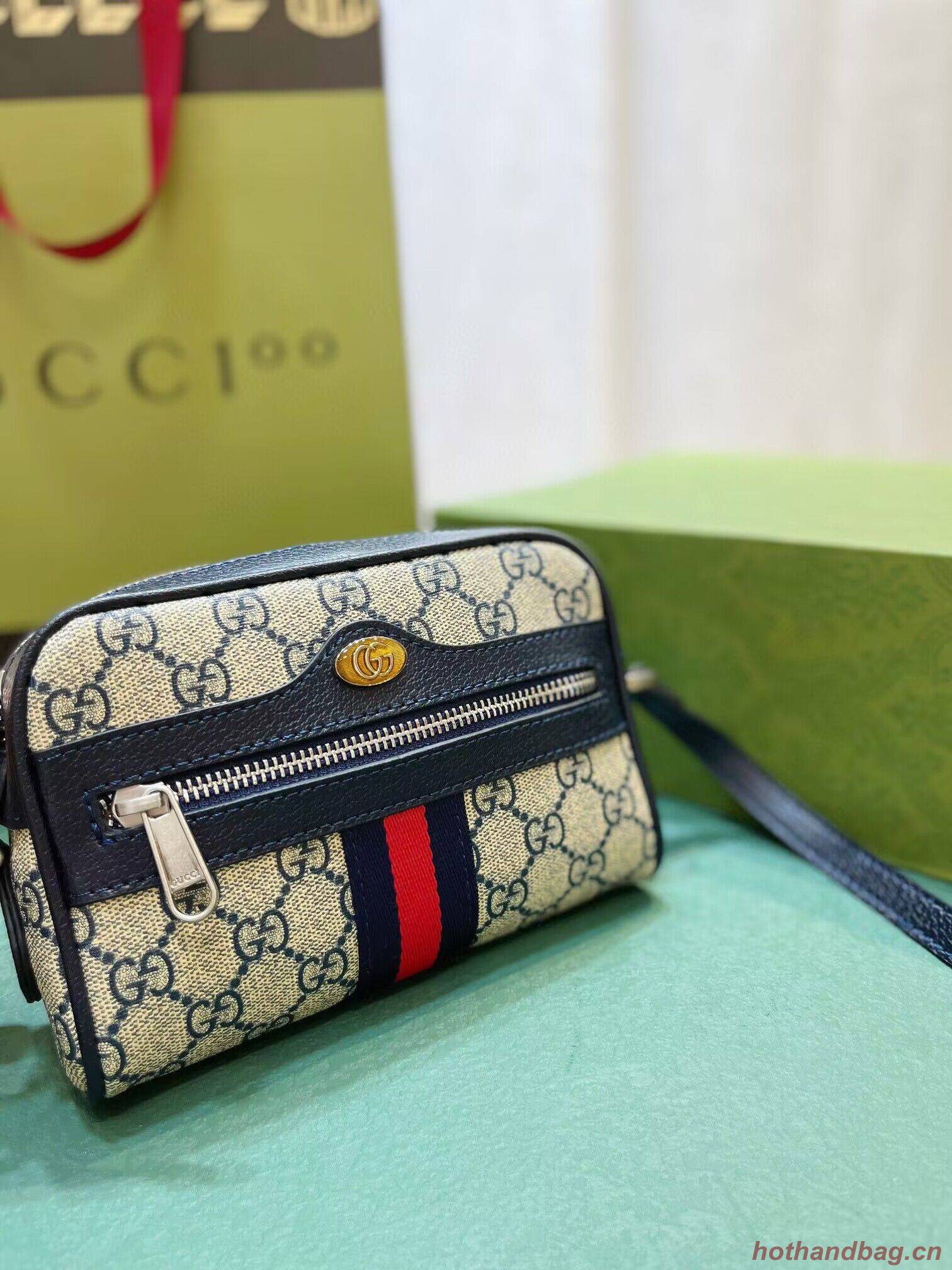Gucci Ophidia GG mini bag 517350 Sapphire blue Gucci Ophidia GG mini bag 517350 Sapphire blue