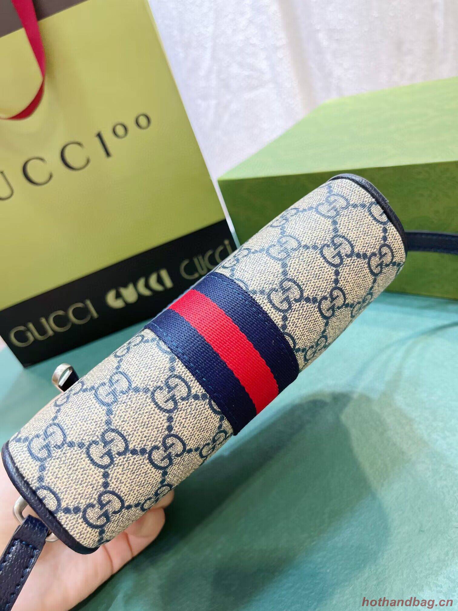 Gucci Ophidia GG mini bag 517350 Sapphire blue Gucci Ophidia GG mini bag 517350 Sapphire blue