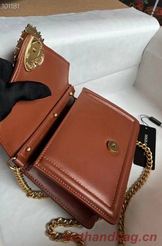 Dolce & Gabbana Origianl Leather Shoulder Bag 4011 brown Dolce & Gabbana Origianl Leather Shoulder Bag 4011 brown