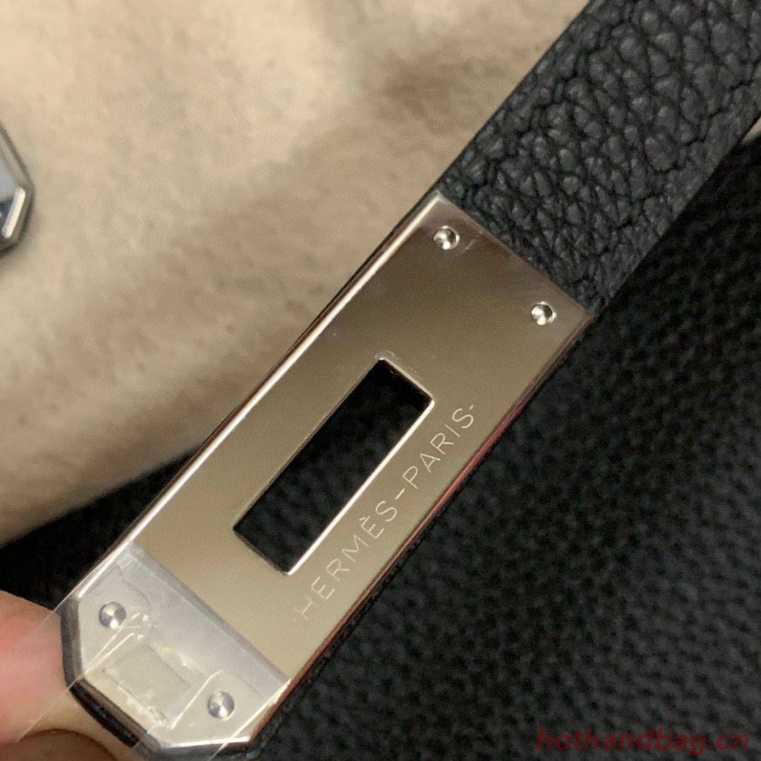 Hermes original Togo Leather HB35O Black Hermes original Togo Leather HB35O Black
