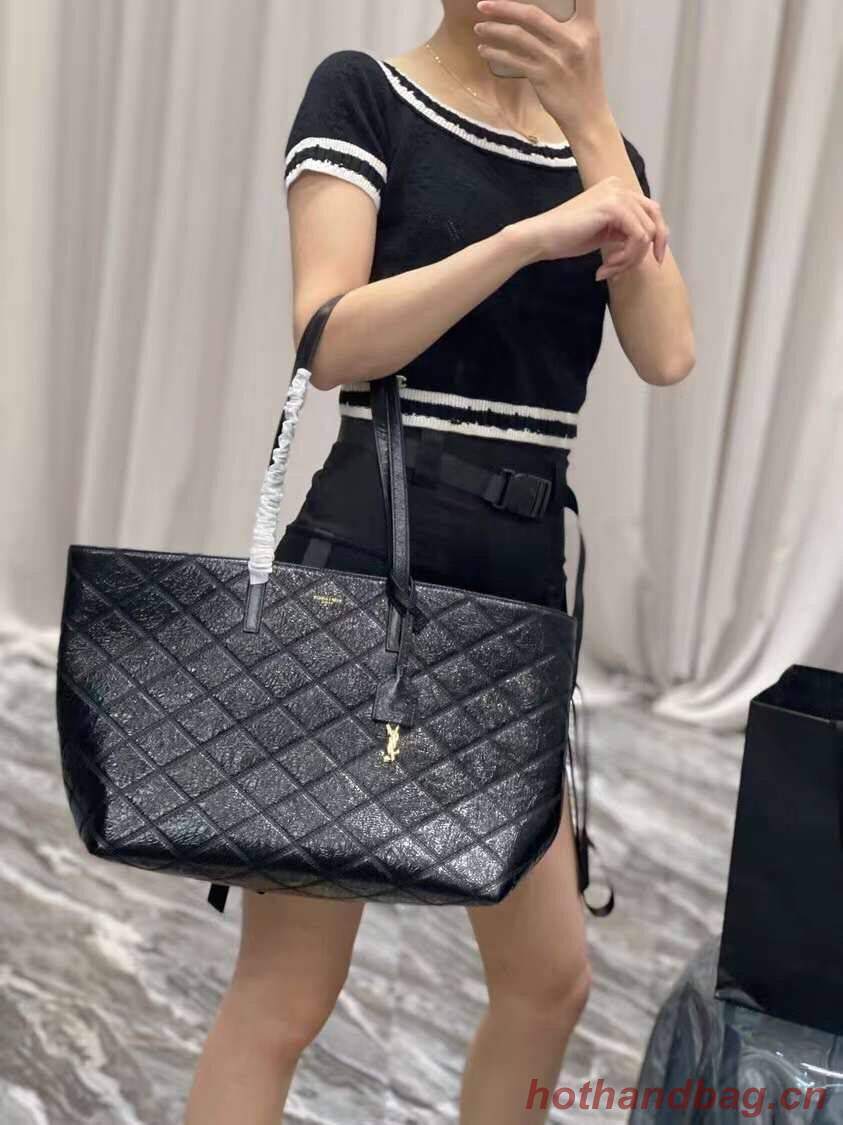 Yves Saint Laurent GABY SATCHEL IN QUILTED LAMBSKIN Y494195 black Yves Saint Laurent GABY SATCHEL IN QUILTED LAMBSKIN Y494195 black