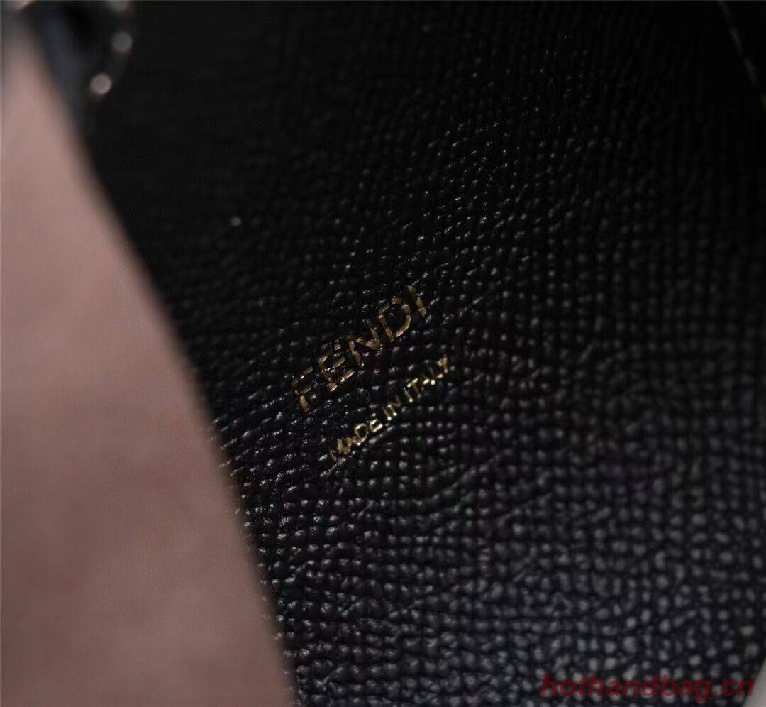 FENDI TOUCH leather bag 8BS059 black FENDI TOUCH leather bag 8BS059 black