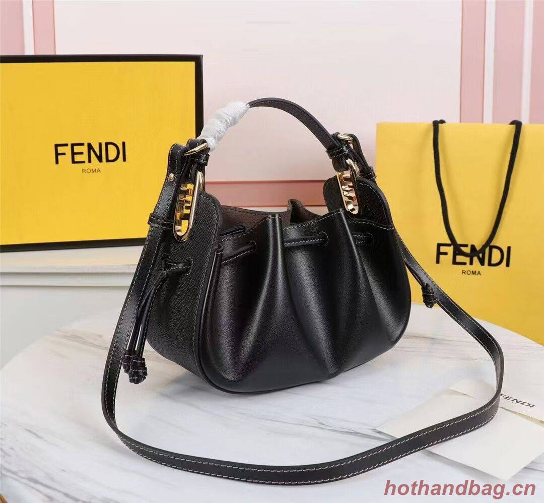 FENDI TOUCH leather bag 8BS059 black FENDI TOUCH leather bag 8BS059 black