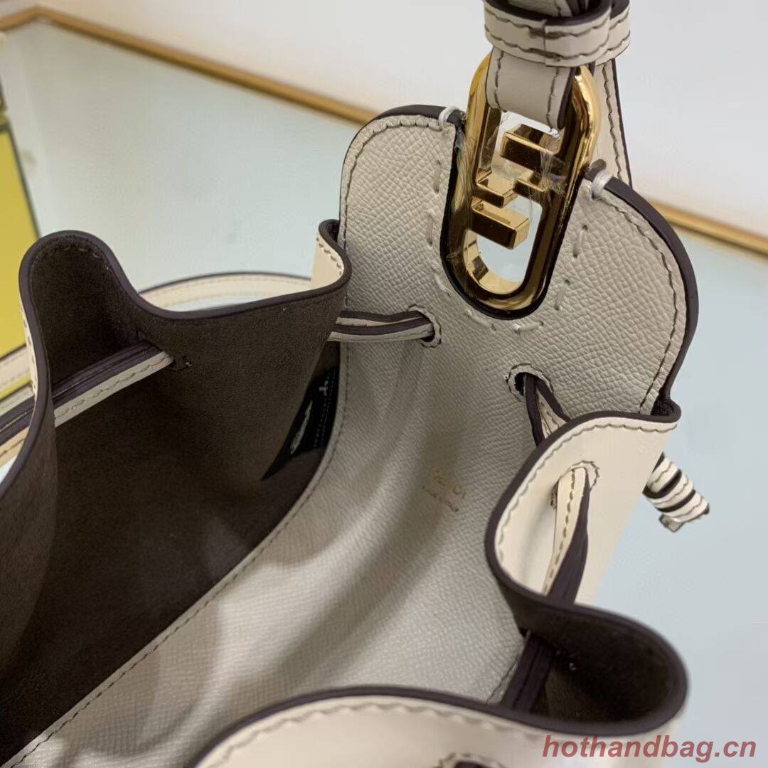 FENDI TOUCH leather bag 8BS059 white FENDI TOUCH leather bag 8BS059 white