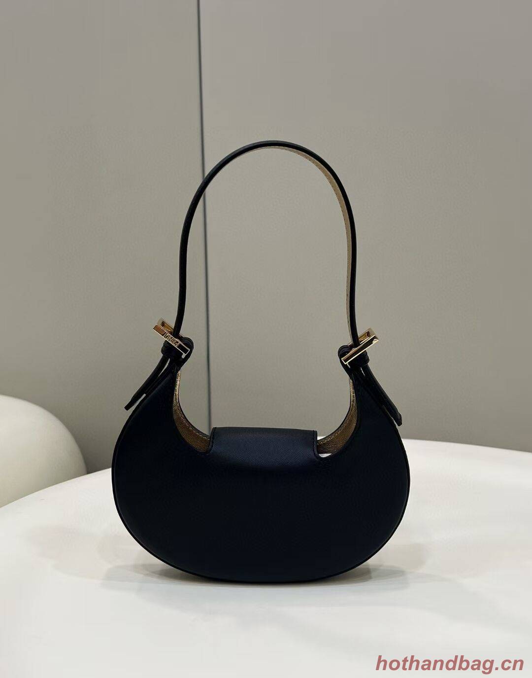 Fendi Cookie black leather mini bag 8BS065A Fendi Cookie black leather mini bag 8BS065A