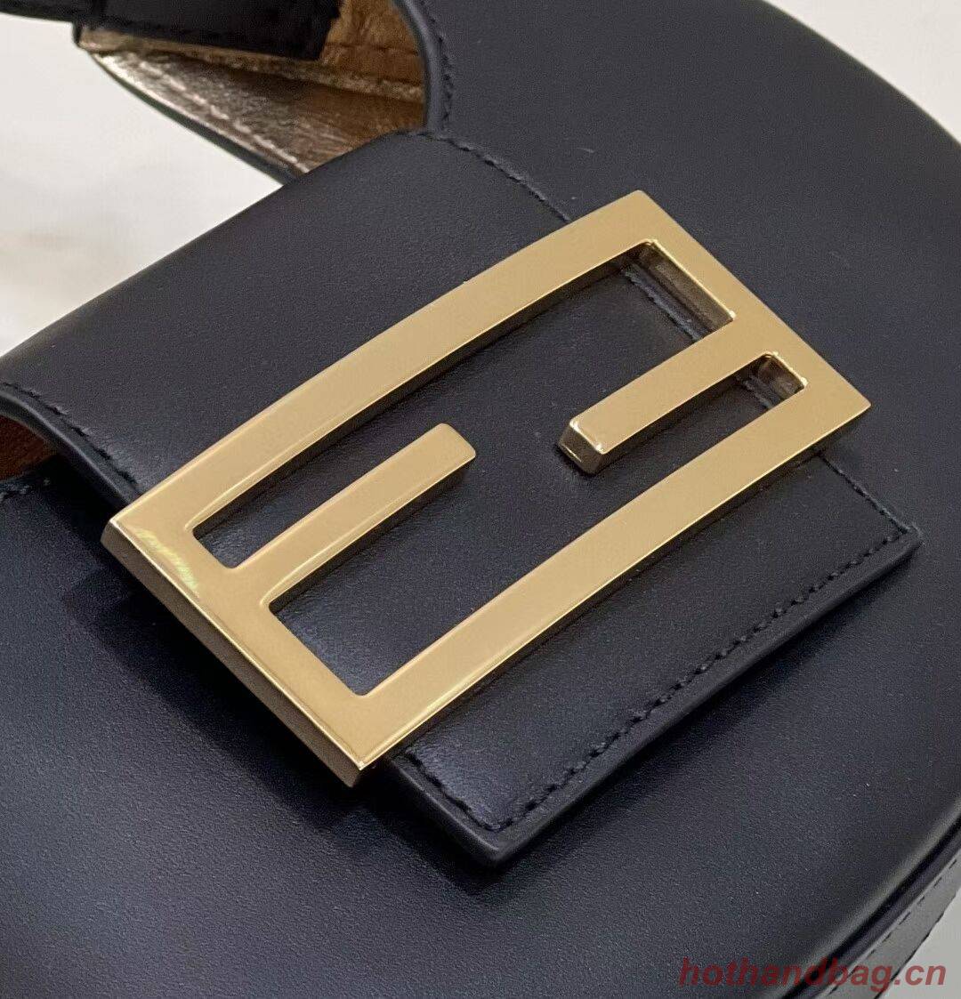 Fendi Cookie black leather mini bag 8BS065A Fendi Cookie black leather mini bag 8BS065A