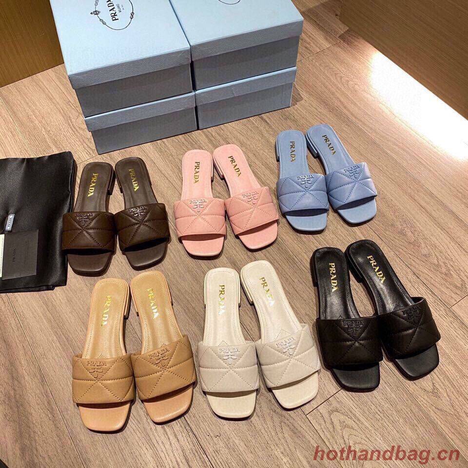 Prada Slippers Shoes PD56902 Brown