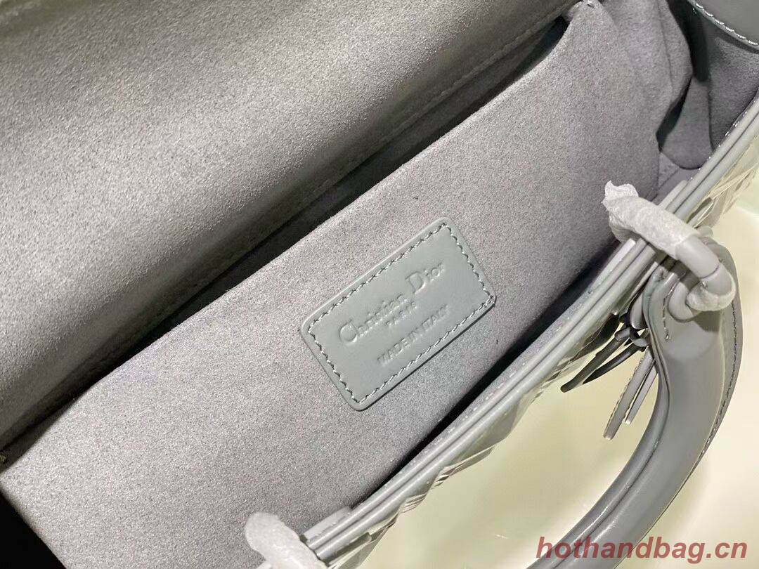 MEDIUM LADY DIOR BAG Cannage Lambskin C2811 gray MEDIUM LADY DIOR BAG Cannage Lambskin C2811 gray