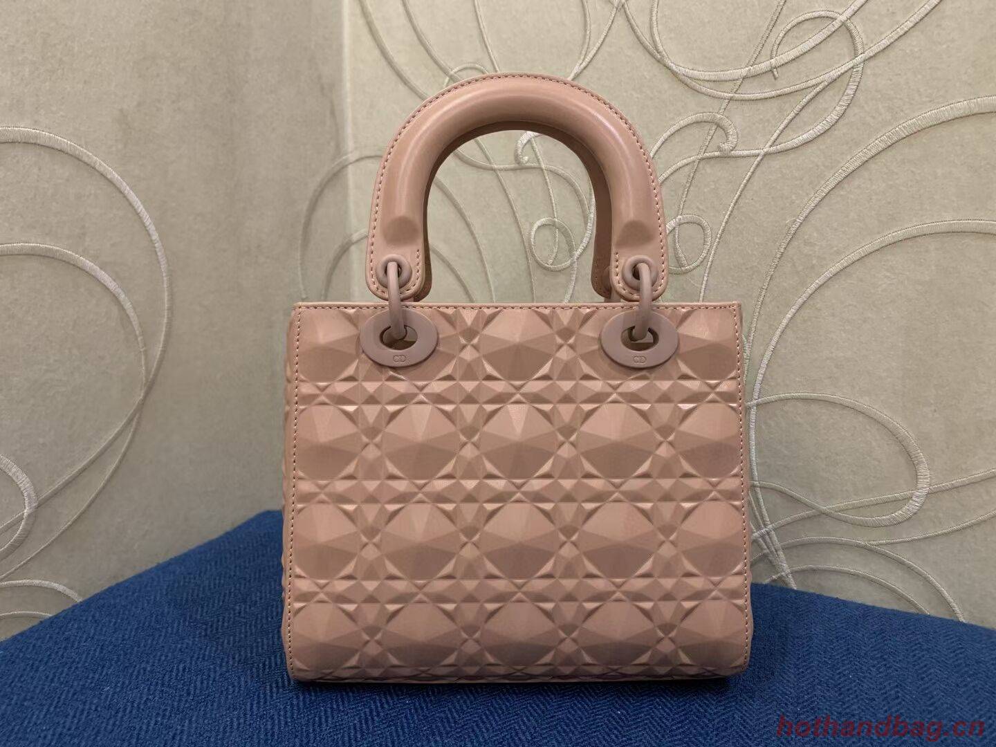 MEDIUM LADY DIOR BAG Cannage Calfskin C2813 pink MEDIUM LADY DIOR BAG Cannage Calfskin C2813 pink