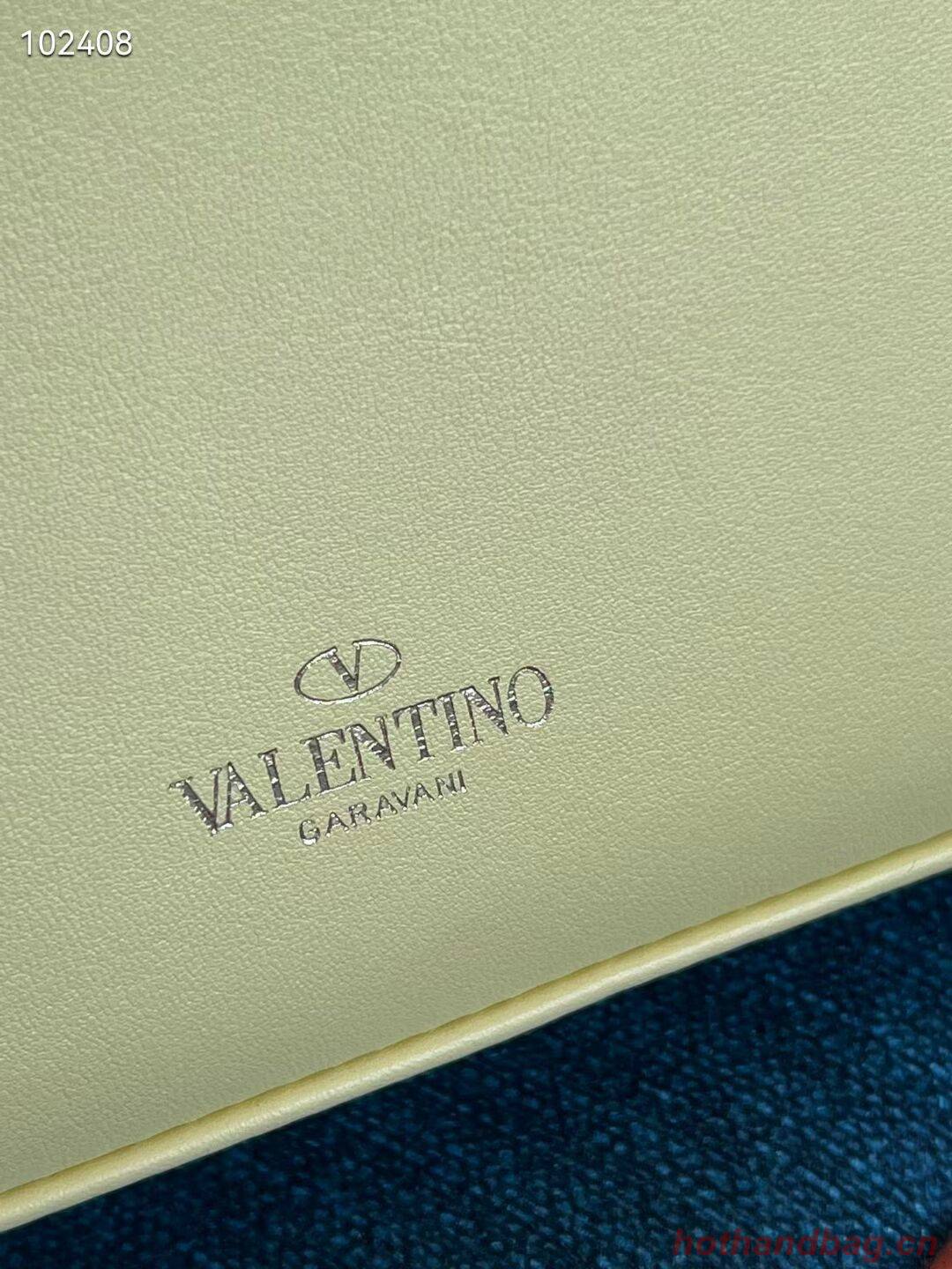 VALENTINO GARAVANI Loco Calf leather bag V2028 yellow VALENTINO GARAVANI Loco Calf leather bag V2028 yellow