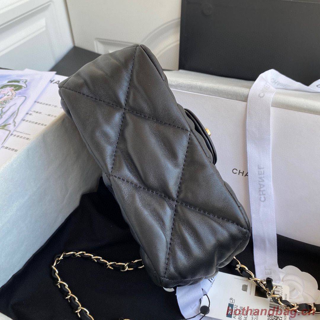 Chanel small flap Lingge bubble bag Calfskin & Gold-Tone Metal AS2232 black Chanel small flap Lingge bubble bag Calfskin & Gold-Tone Metal AS2232 black