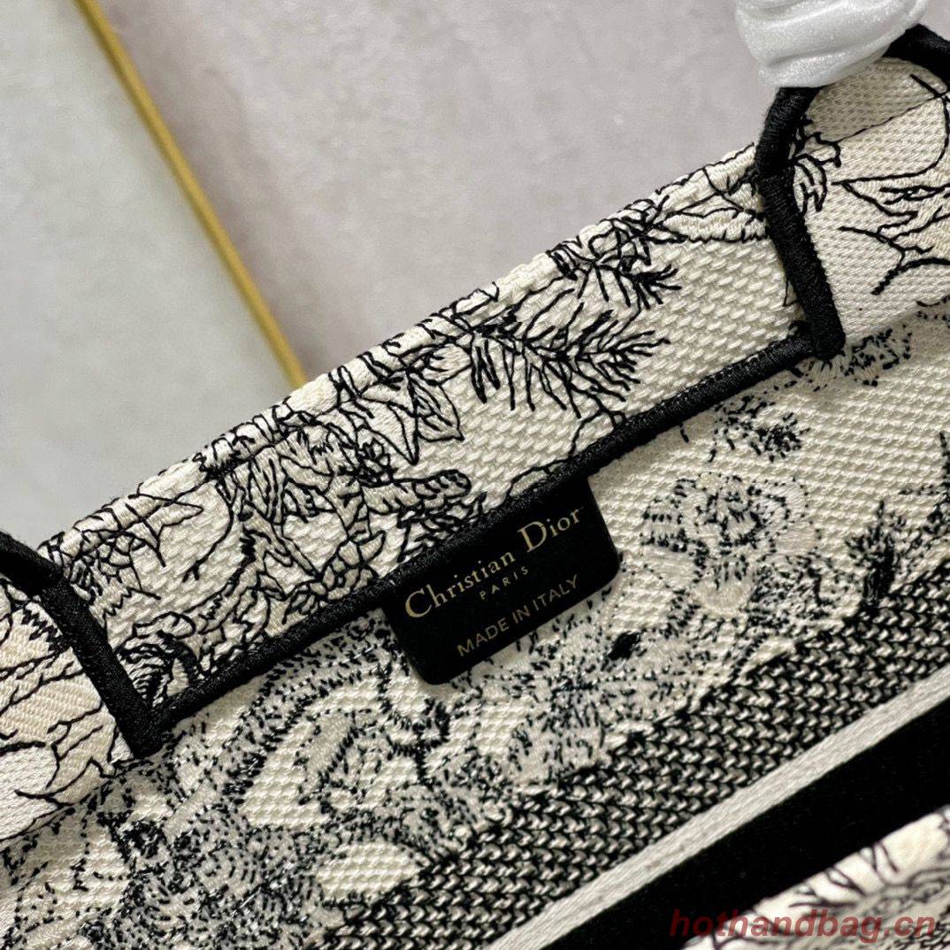 DIOR BOOK TOTE BAG DRAGONFLY DE JOUY M1286Z Black DIOR BOOK TOTE BAG DRAGONFLY DE JOUY M1286Z Black