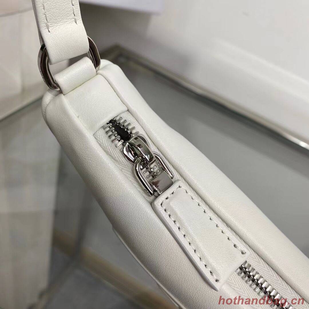 Prada Padded nappa leather handbag 1BE003 white Prada Padded nappa leather handbag 1BE003 white