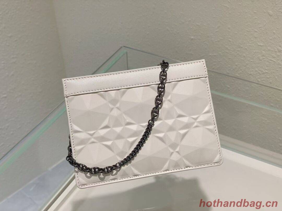 DIOR MINI BOBBY BAG Cannage Calfskin C2806 white DIOR MINI BOBBY BAG Cannage Calfskin C2806 white