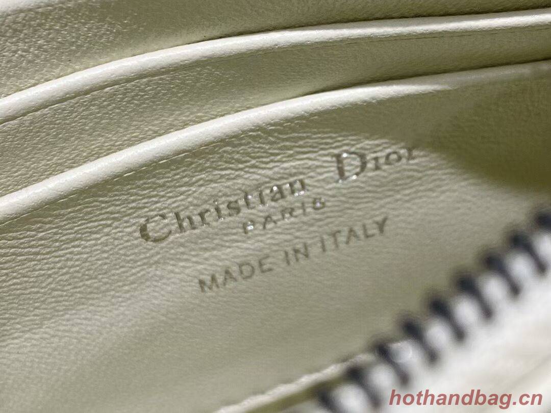 DIOR MINI BOBBY BAG Cannage Calfskin C2806 white DIOR MINI BOBBY BAG Cannage Calfskin C2806 white