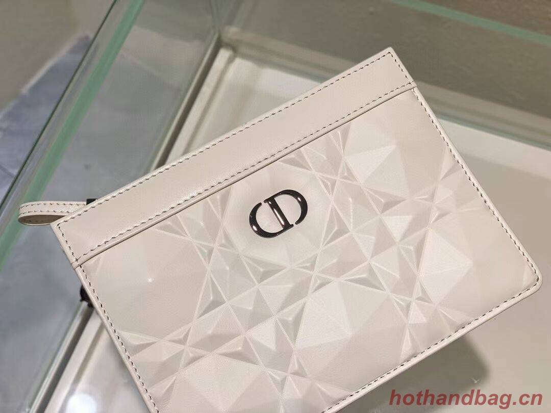 DIOR MINI BOBBY BAG Cannage Calfskin C2806 white DIOR MINI BOBBY BAG Cannage Calfskin C2806 white