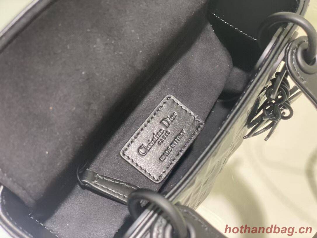 MINI LADY DIOR BAG Cannage Calfskin C2815 black MINI LADY DIOR BAG Cannage Calfskin C2815 black