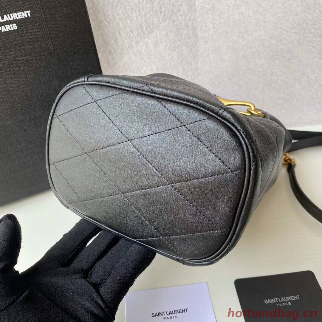 Yves Saint Laurent Calf leather bag Y677822 black Yves Saint Laurent Calf leather bag Y677822 black