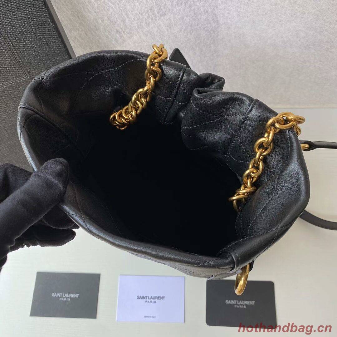 Yves Saint Laurent Calf leather bag Y677822 black Yves Saint Laurent Calf leather bag Y677822 black