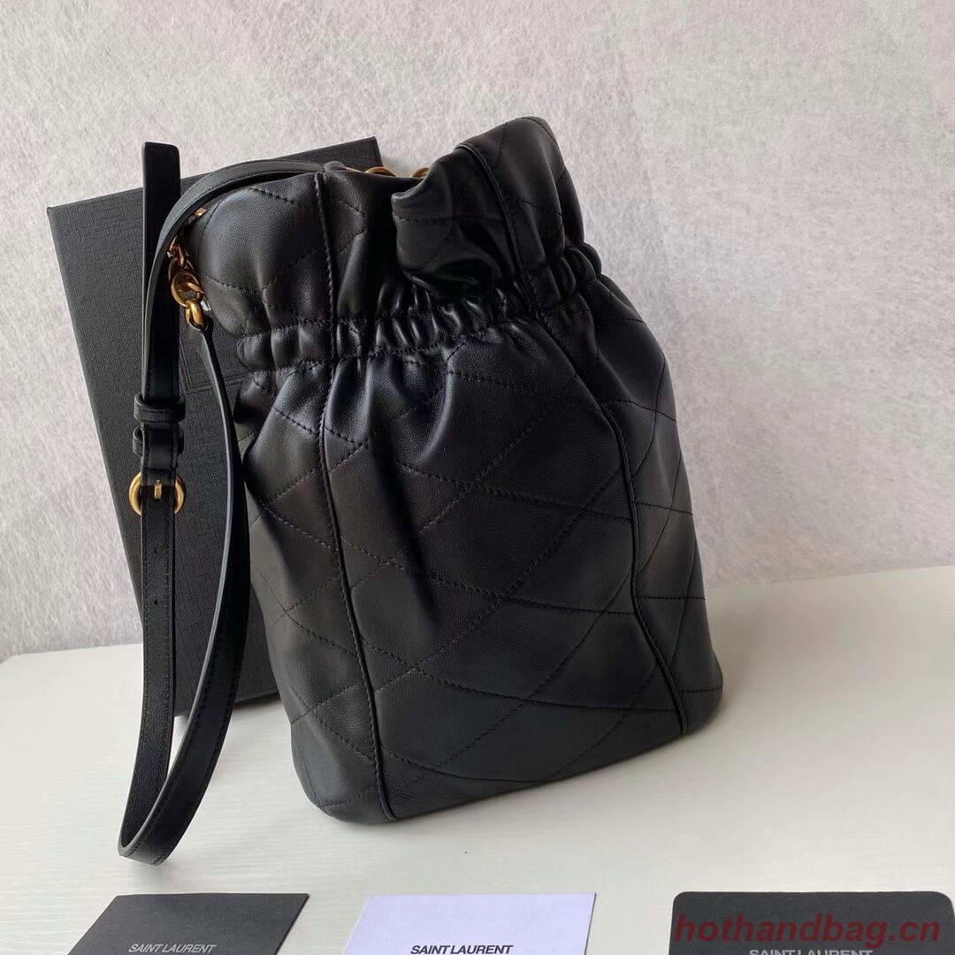 Yves Saint Laurent Calf leather bag Y677822 black Yves Saint Laurent Calf leather bag Y677822 black