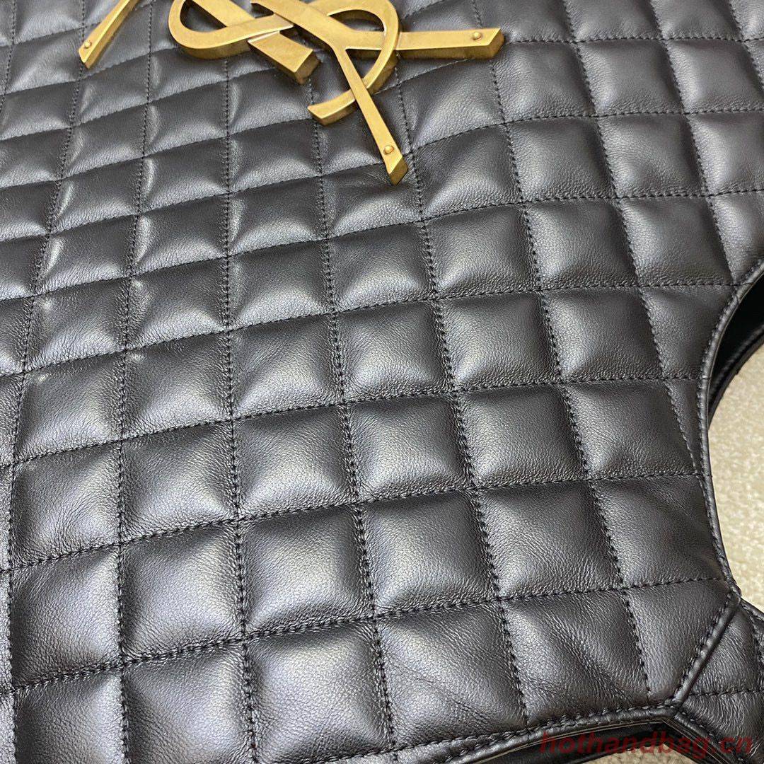 Yves Saint Laurent ICARE MAXI SHOPPING BAG IN QUILTED LAMBSKIN 698651 Black Yves Saint Laurent ICARE MAXI SHOPPING BAG IN QUILTED LAMBSKIN 698651 Black