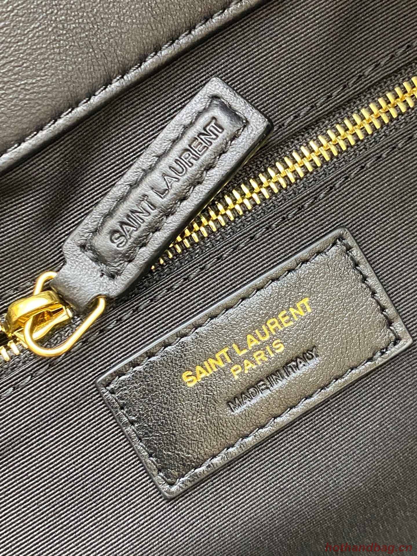 Yves Saint Laurent ICARE MAXI SHOPPING BAG IN QUILTED LAMBSKIN 698651 Black Yves Saint Laurent ICARE MAXI SHOPPING BAG IN QUILTED LAMBSKIN 698651 Black