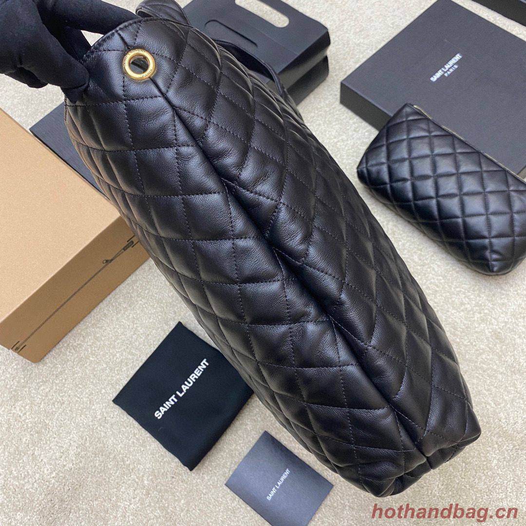 Yves Saint Laurent ICARE MAXI SHOPPING BAG IN QUILTED LAMBSKIN 698651 Black Yves Saint Laurent ICARE MAXI SHOPPING BAG IN QUILTED LAMBSKIN 698651 Black