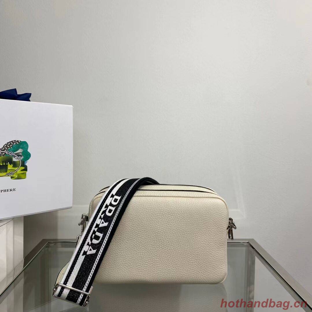 Prada Leather bag with shoulder strap 1BH082 white Prada Leather bag with shoulder strap 1BH082 white