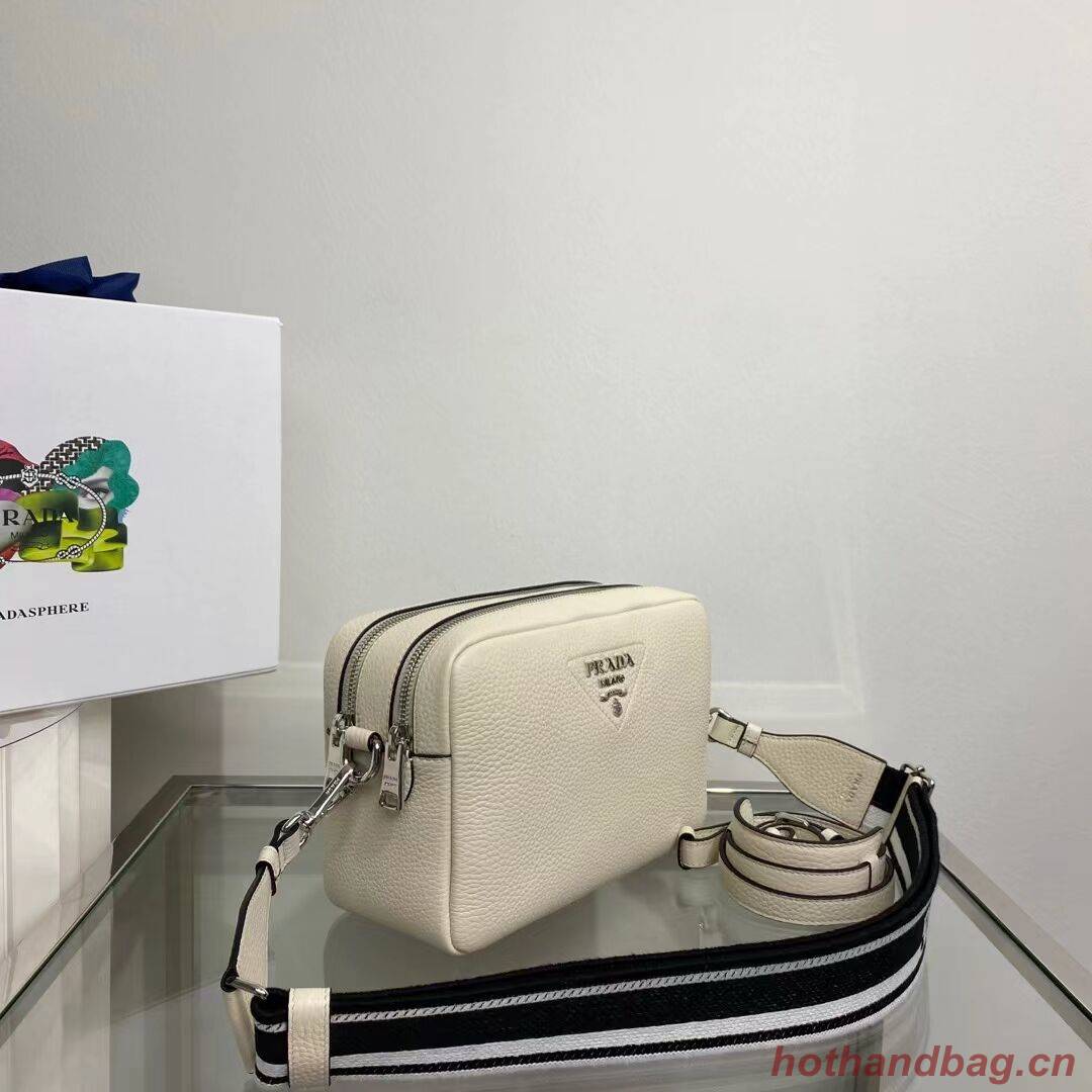 Prada Leather bag with shoulder strap 1BH082 white Prada Leather bag with shoulder strap 1BH082 white