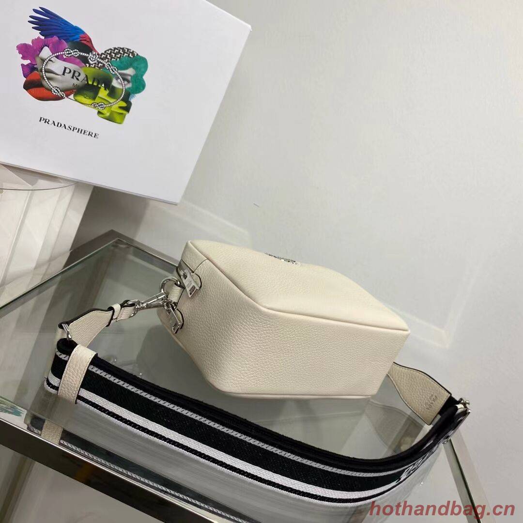 Prada Leather bag with shoulder strap 1BH082 white Prada Leather bag with shoulder strap 1BH082 white