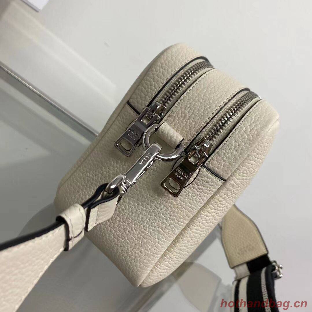 Prada Leather bag with shoulder strap 1BH082 white Prada Leather bag with shoulder strap 1BH082 white