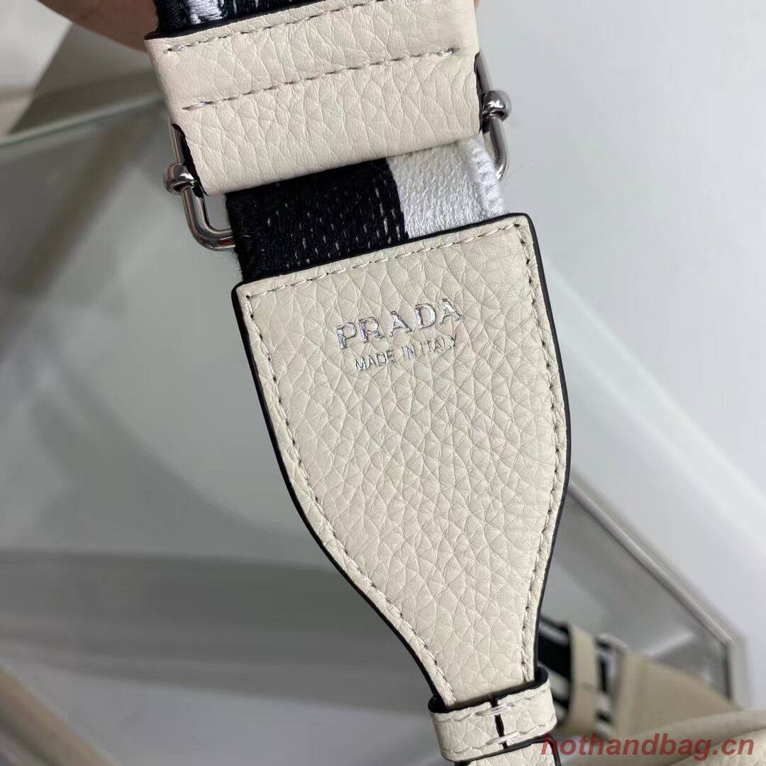 Prada Leather bag with shoulder strap 1BH082 white Prada Leather bag with shoulder strap 1BH082 white