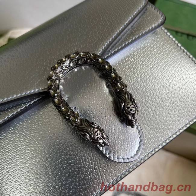 Gucci Dionysus lame mini bag 421970 Silver