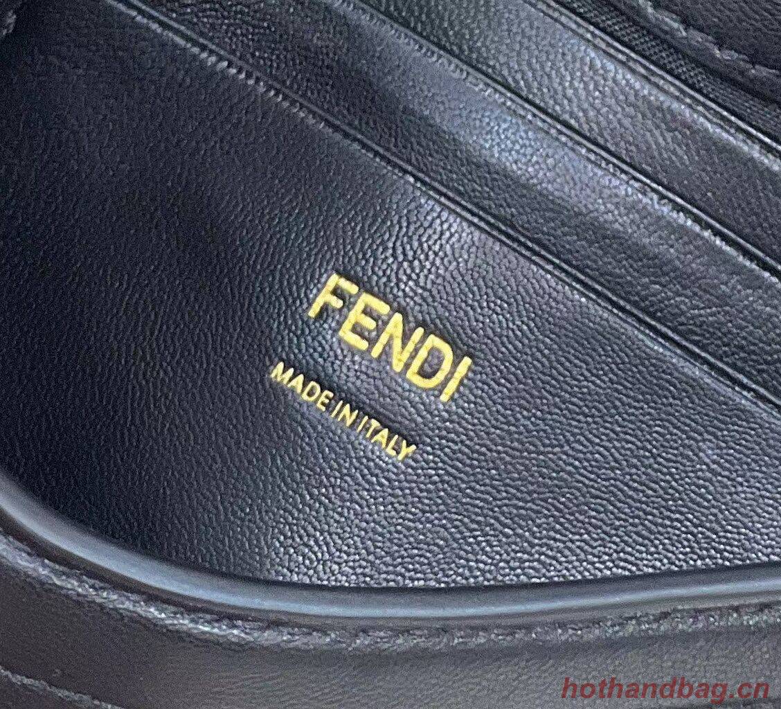 Fendi Baguette Sheepskin bag 8BR6551 black Fendi Baguette Sheepskin bag 8BR6551 black