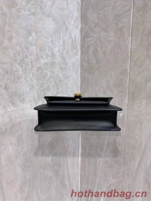 Bvlgari Serpenti Forever leather small crossbody bag B210755 Black Bvlgari Serpenti Forever leather small crossbody bag B210755 Black