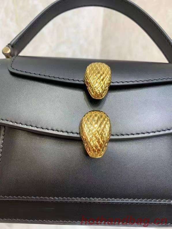 Bvlgari Serpenti Forever leather small crossbody bag B210755 Black Bvlgari Serpenti Forever leather small crossbody bag B210755 Black