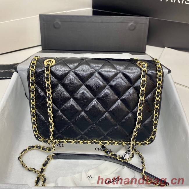 Chanel Classic Flap Bag Original Sheepskin Leather 3366 black&Gold-Tone Metal
