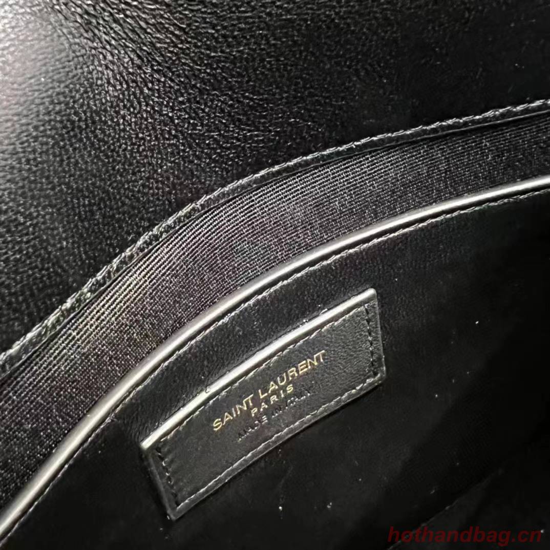 SAINT LAURENT GABY DOUBLE-FLAP CHAIN POUCH IN LAMBSKIN 6855961 black SAINT LAURENT GABY DOUBLE-FLAP CHAIN POUCH IN LAMBSKIN 6855961 black