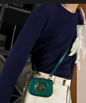 Gucci mini Blondie card case wallet 698635 Emerald green Gucci mini Blondie card case wallet 698635 Emerald green